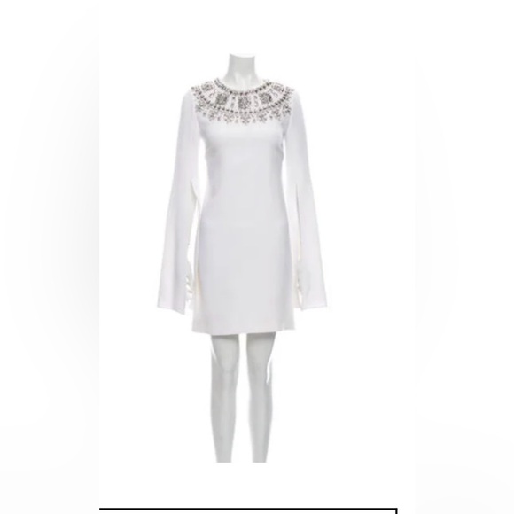 Michael Kors Collection Dresses & Skirts - Michael Kors Collection Embellished White Long Sleeve Dress